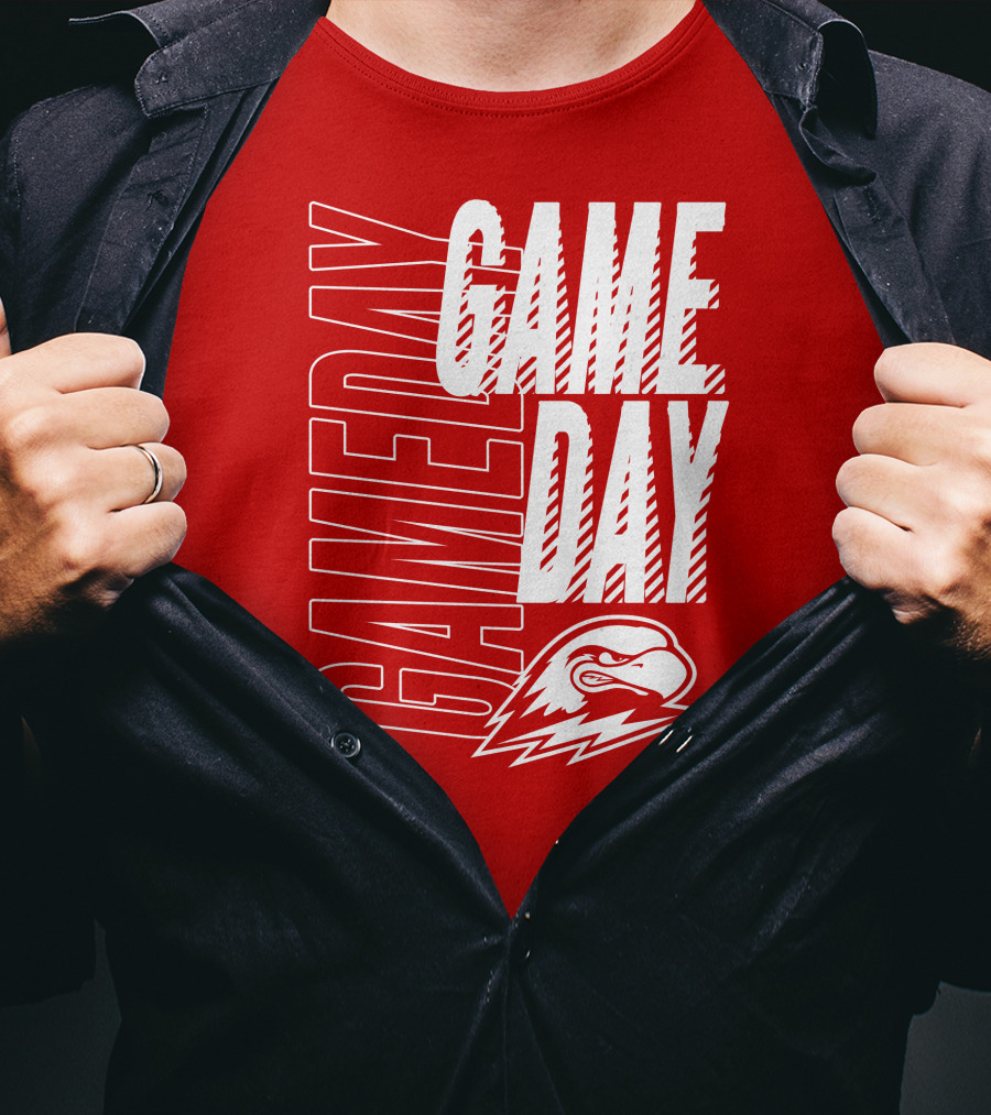 Gameday Suubookstore Red Hawk Football T-Shirt