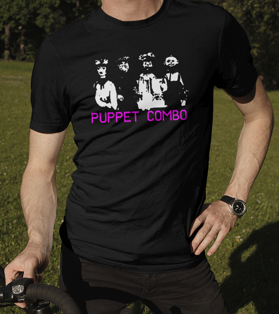 Puppet Combo Horror VHS Aesthetic T-Shirt
