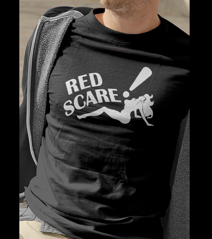 RED SCARE Merch Pin-Up Exclamation T-Shirt
