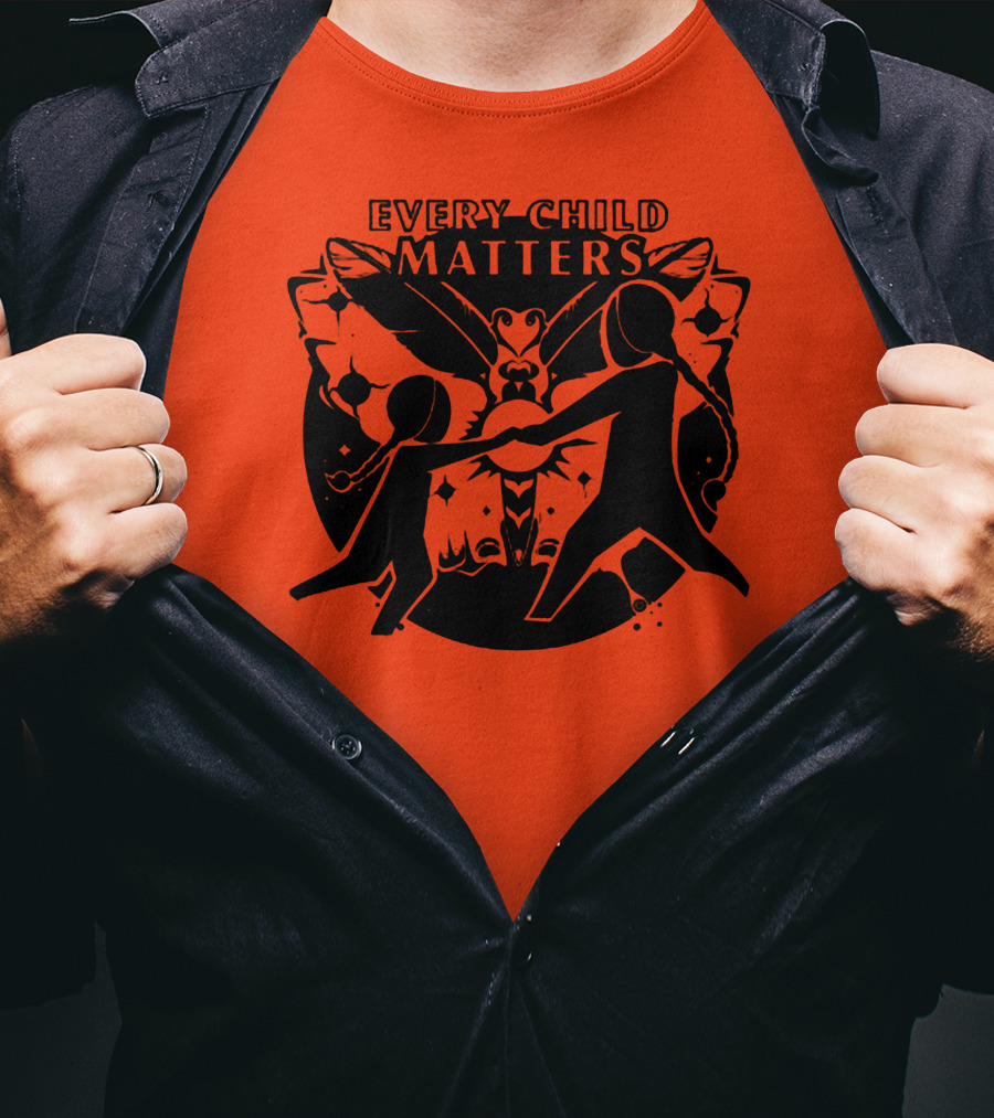 Every Child Matters Flying Back Home Butterfly Connection T-Shirt