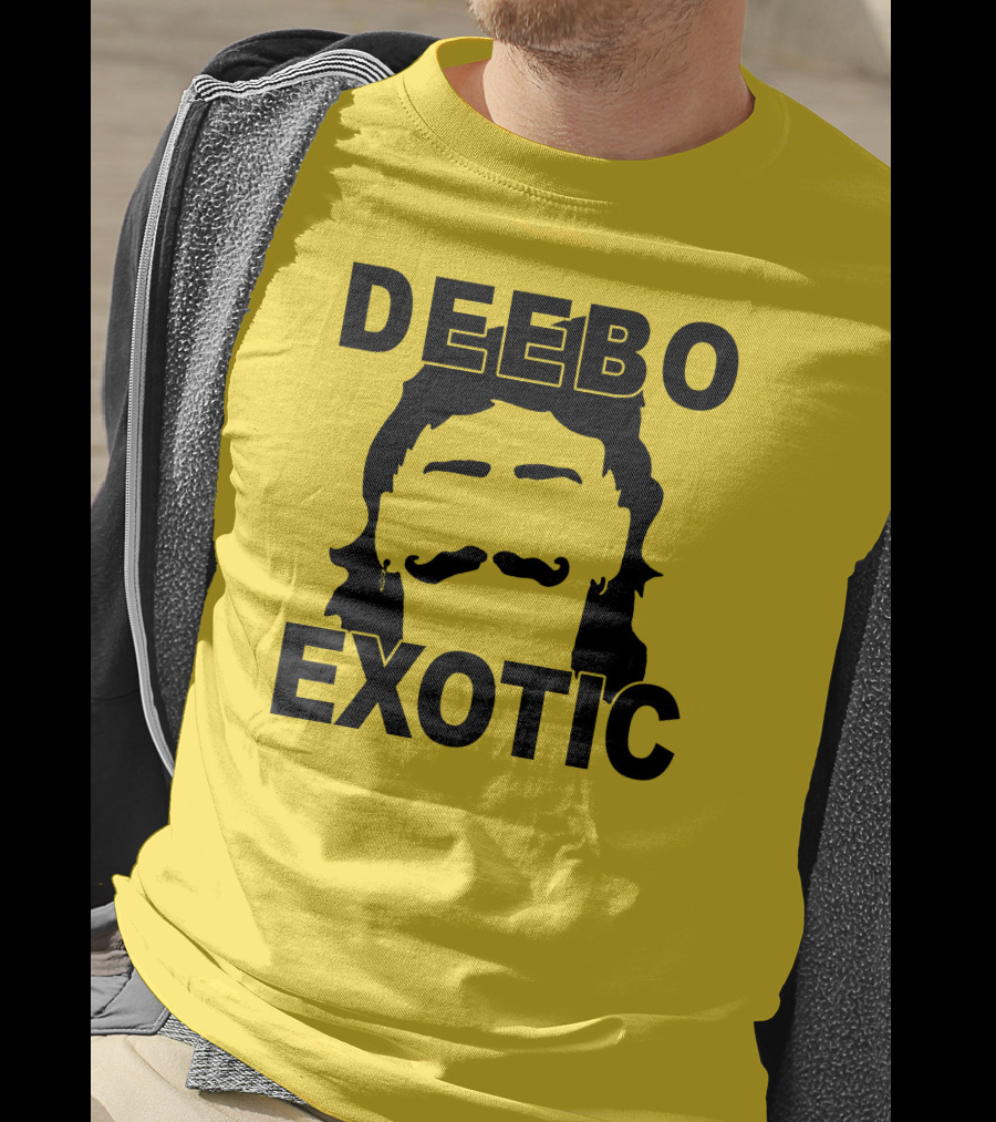 DEEB0 EX0TIC Μullet Mustache T-Shirt