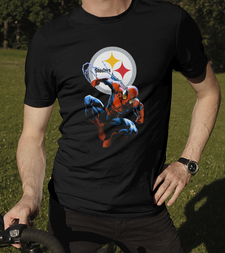 Spider-Man Steelers Fan 15 T-Shirt