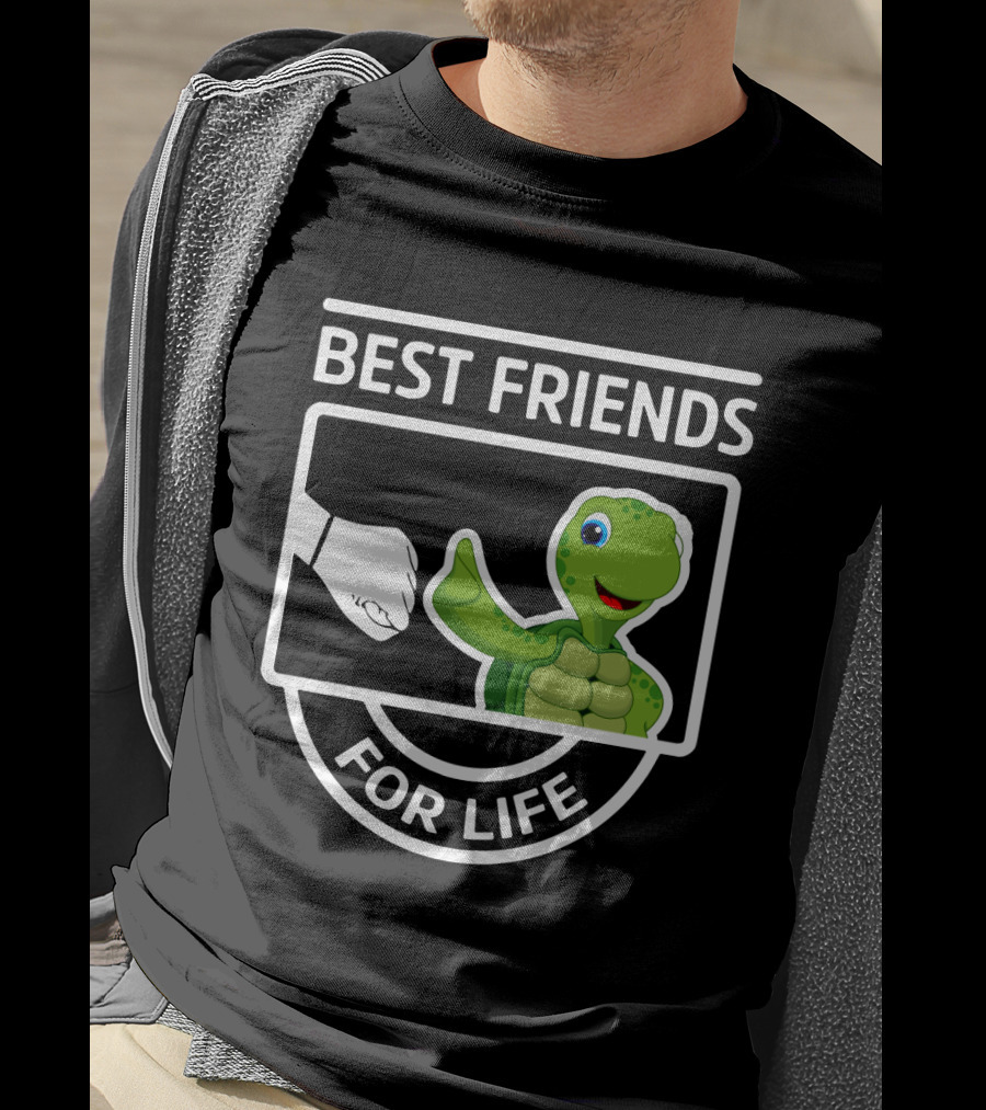 Best Friends For Life Turtle Fist Bump T-Shirt