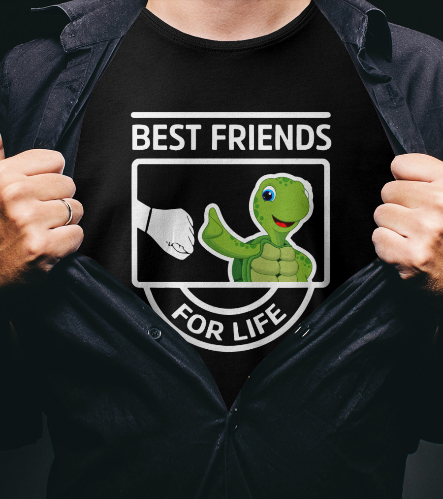 Best Friends For Life Turtle Fist Bump T-Shirt