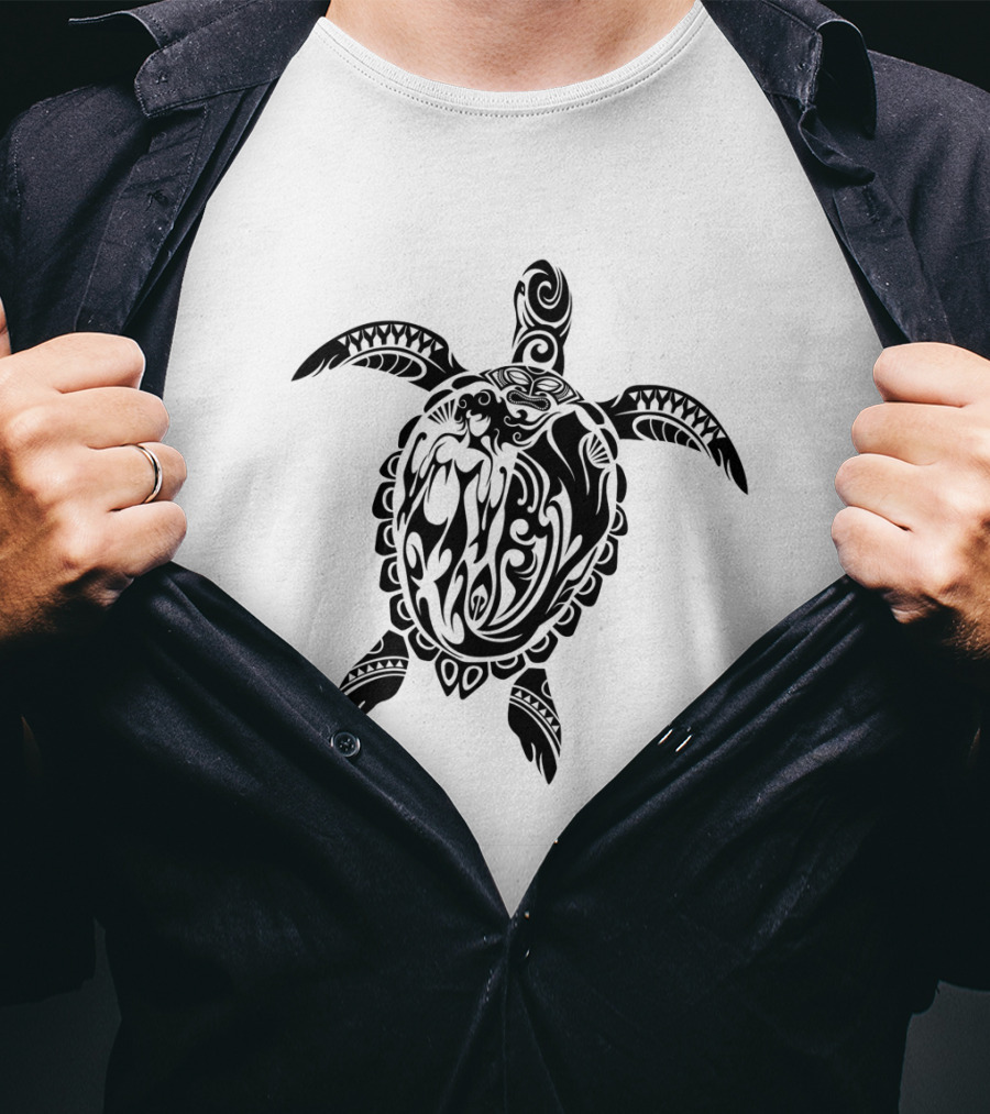 Turtle Turtles Polynesian Tribal Sea Turtle T-Shirt