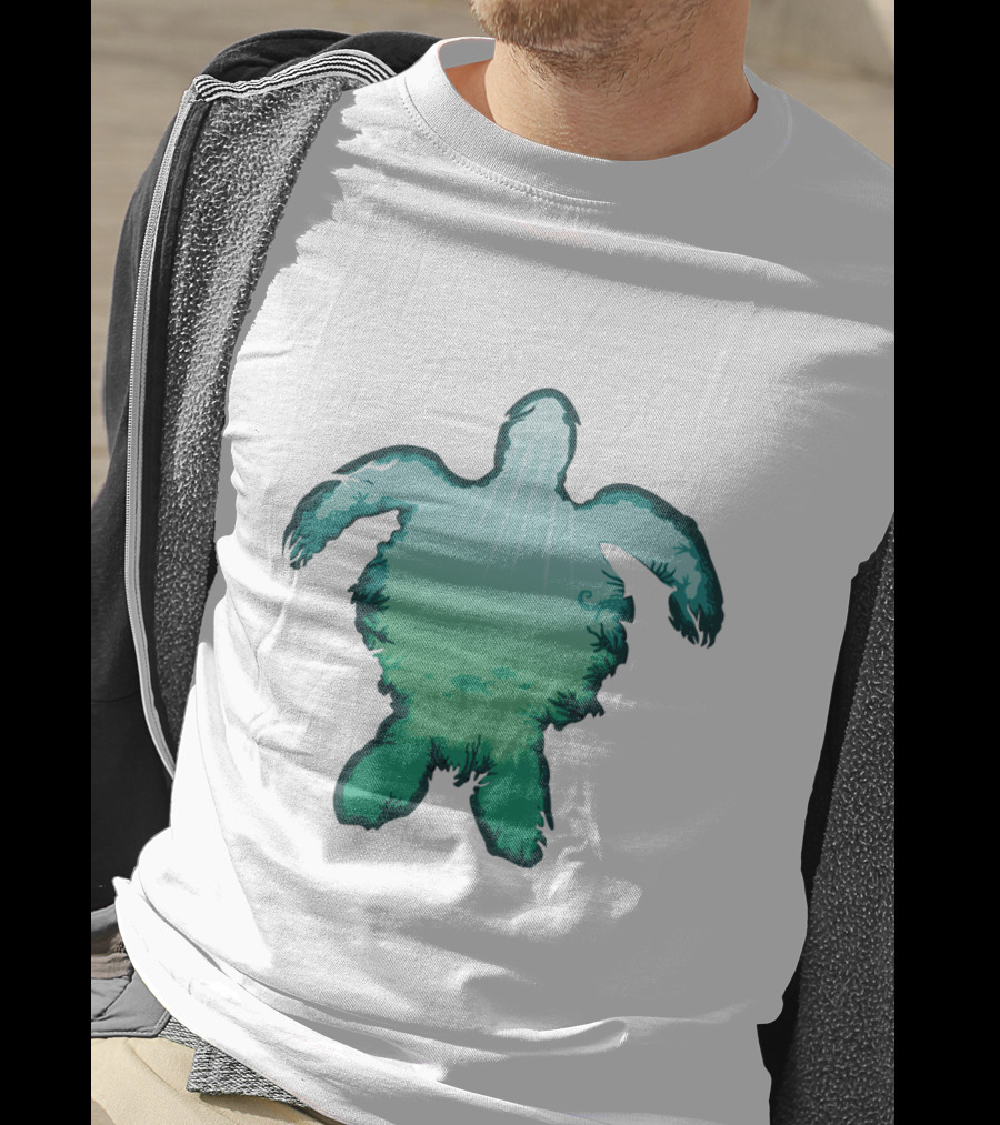 Turtle Green Ocean T-Shirt