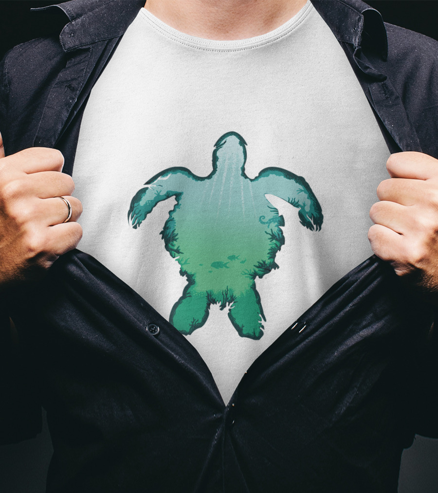 Turtle Green Ocean T-Shirt