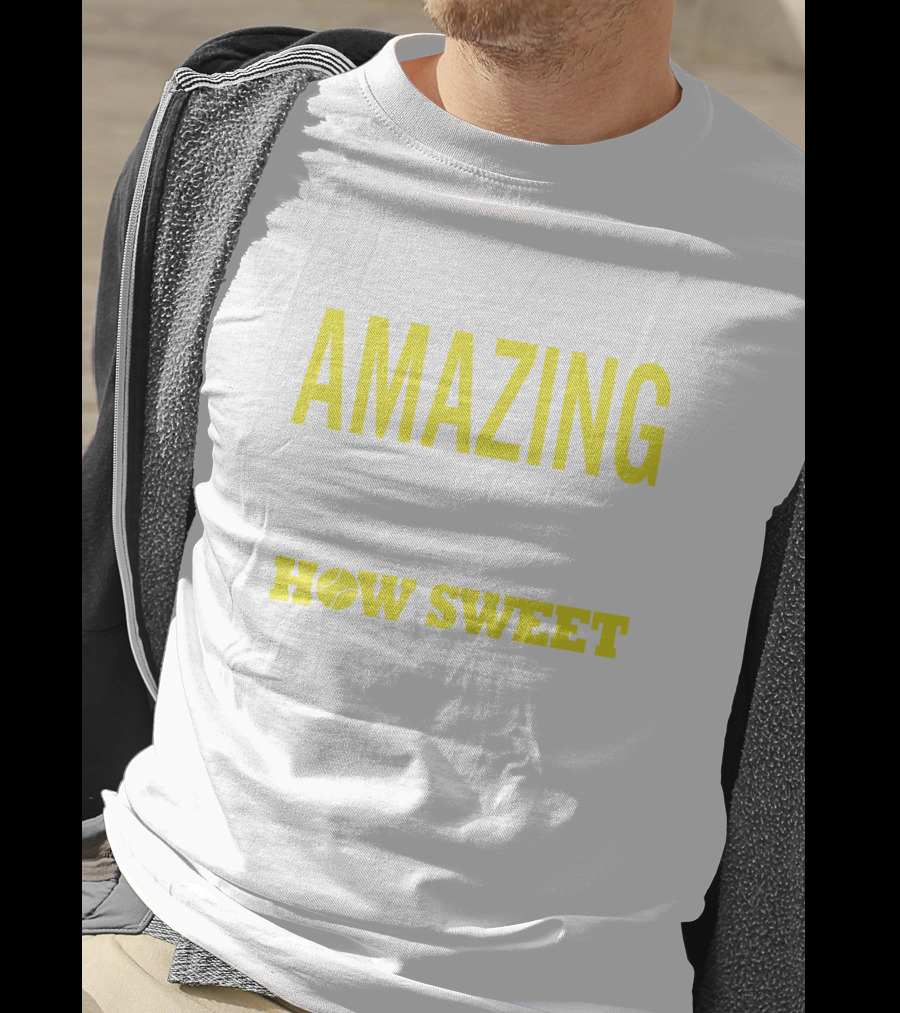 Amazing Ace How Sweet The Sound Tennis Rackets And Ball T-Shirt