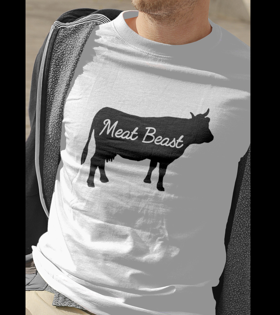 Meat Beast Bold Cow T-Shirt