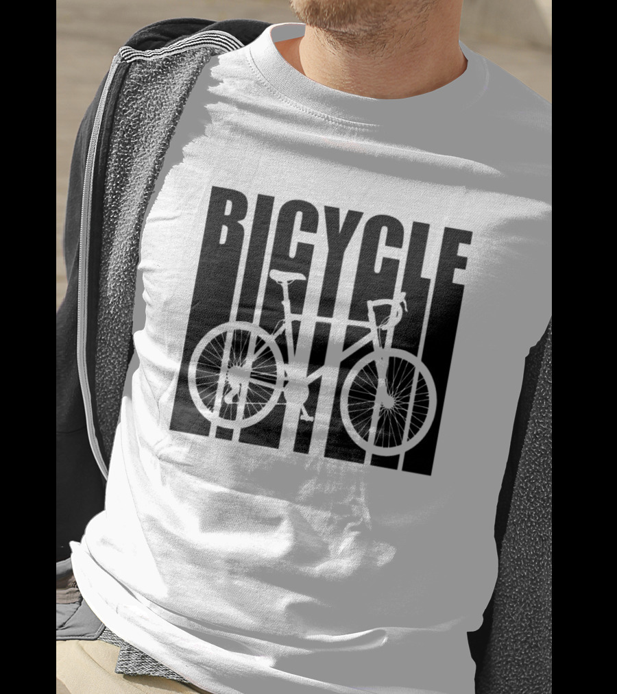 Bicycle Vertical Cutout T-Shirt