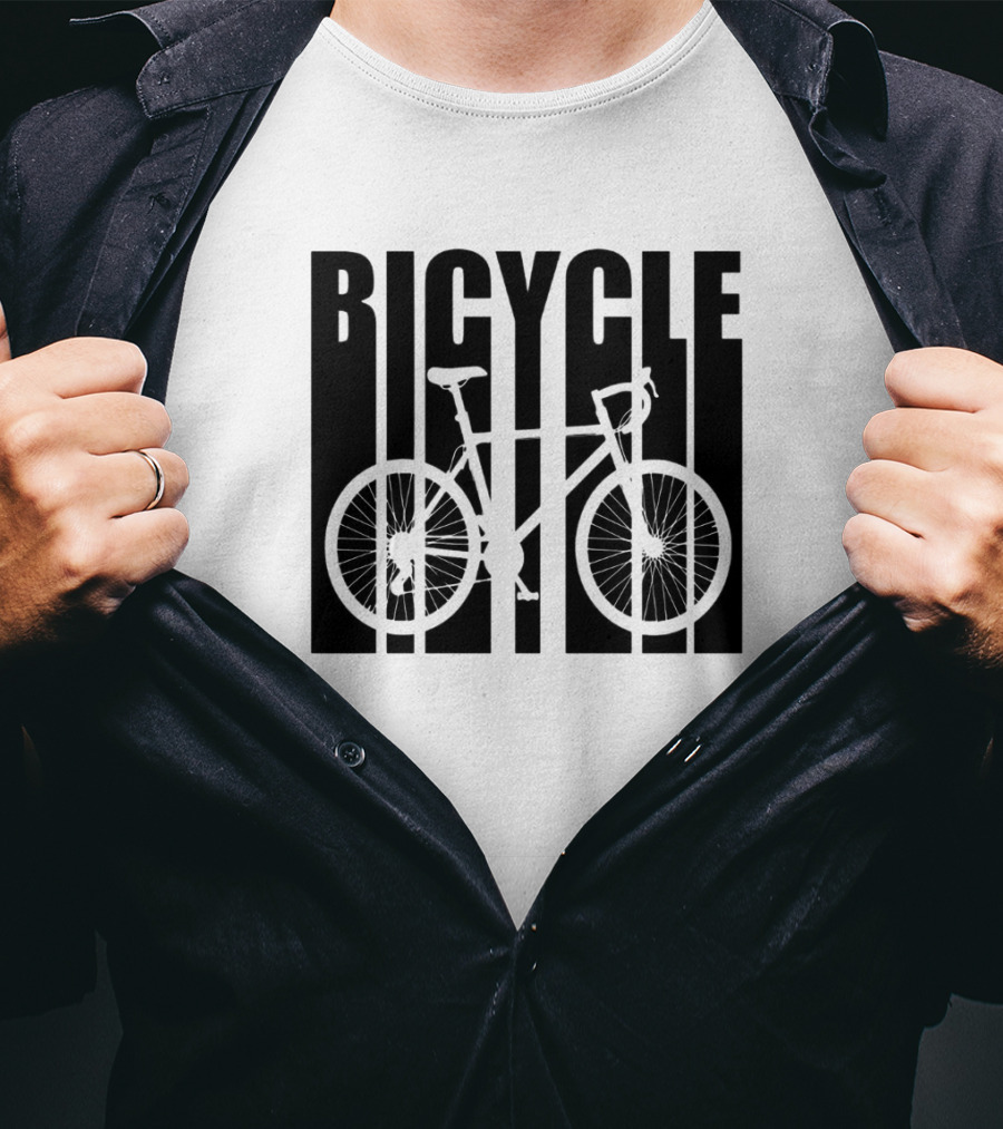 Bicycle Vertical Cutout T-Shirt