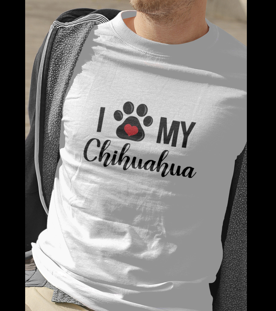 I Paw Heart My Chihuahua T-Shirt