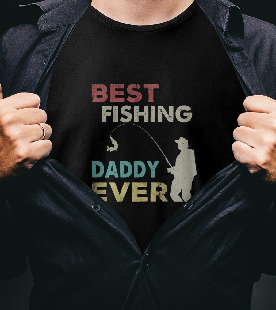 Best Fishing Daddy Ever Angler T-Shirt