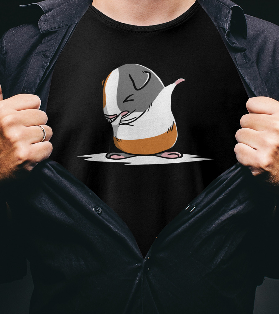 Adorable Guinea Pig Doing The Dab Dance Pose T-Shirt