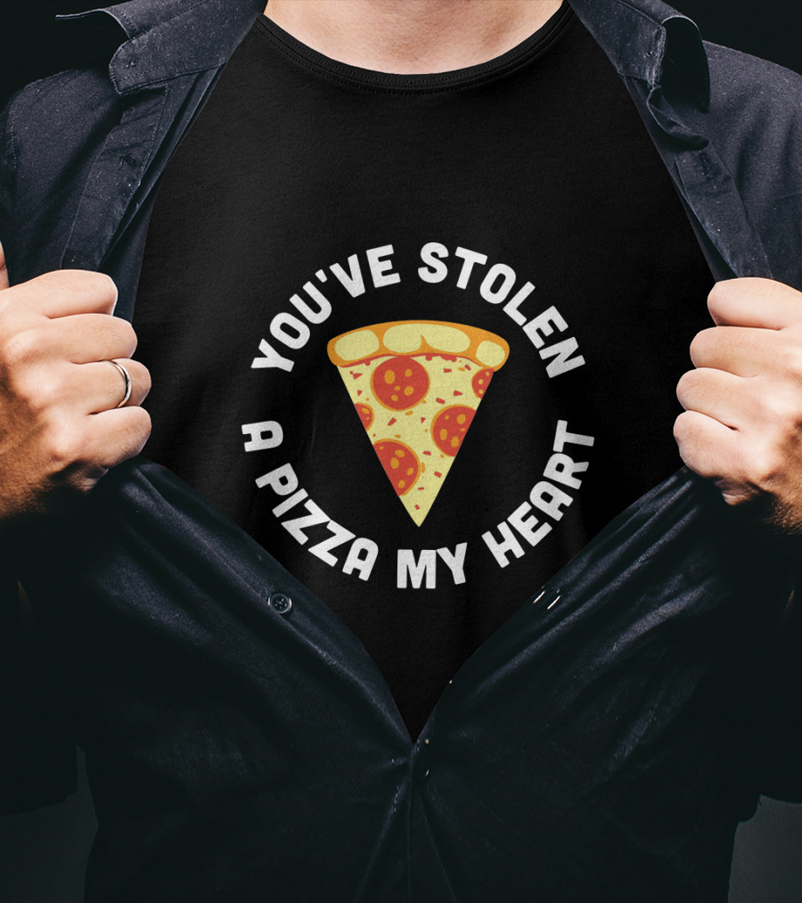 You've Stolen A Pizza My Heart With Cute Pepperoni Slice T-Shirt