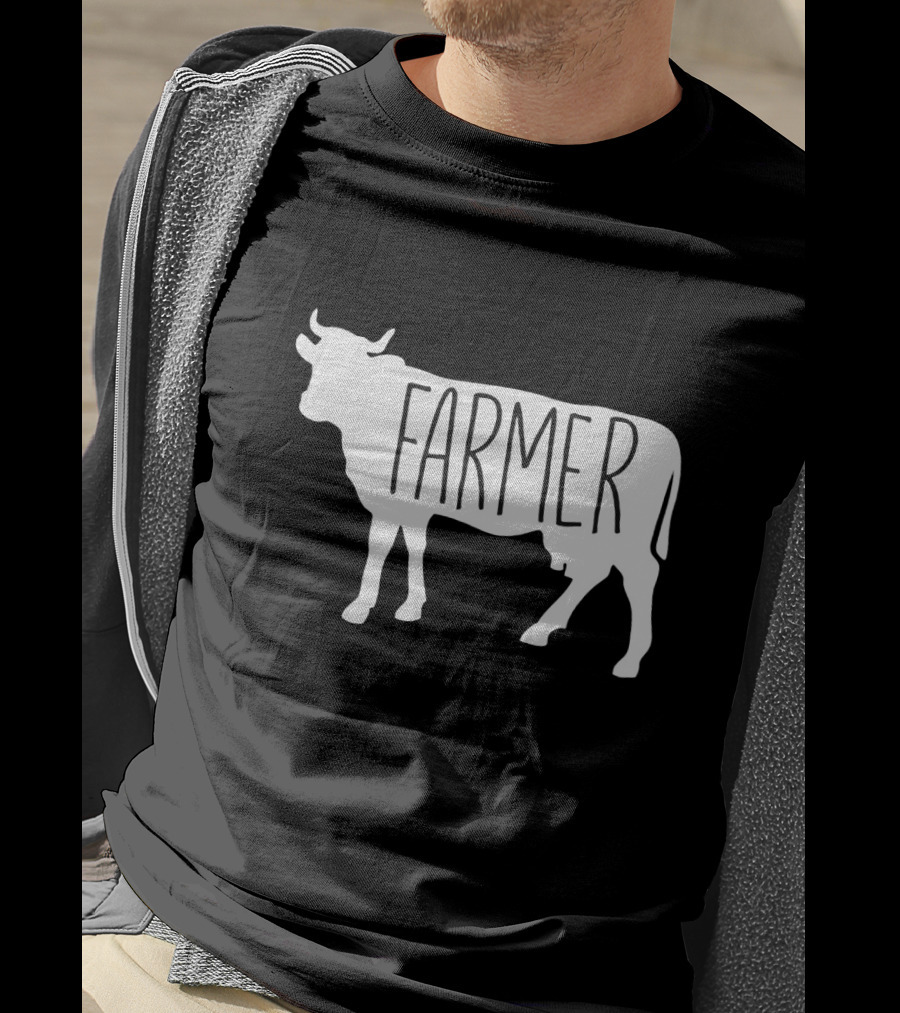 Farmer Cow T-Shirt