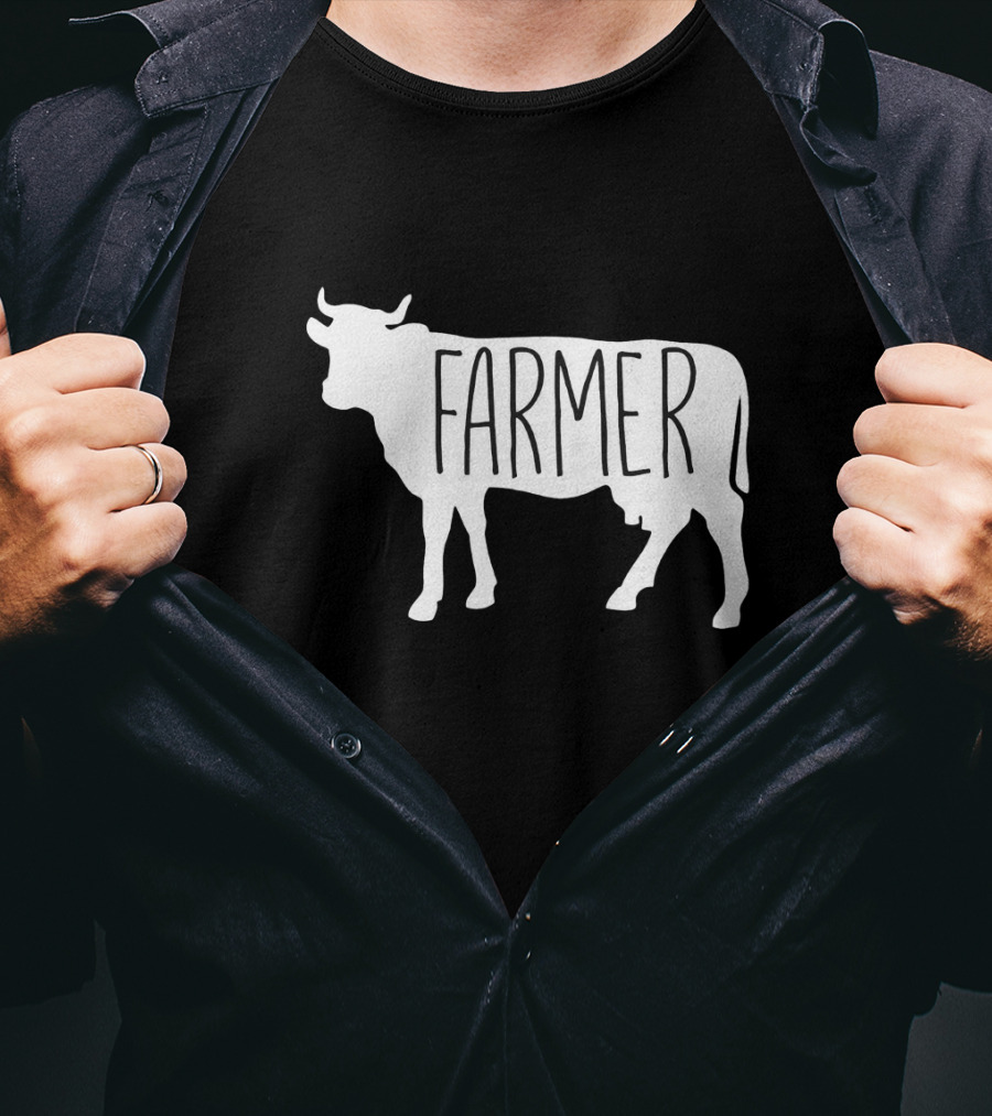 Farmer Cow T-Shirt