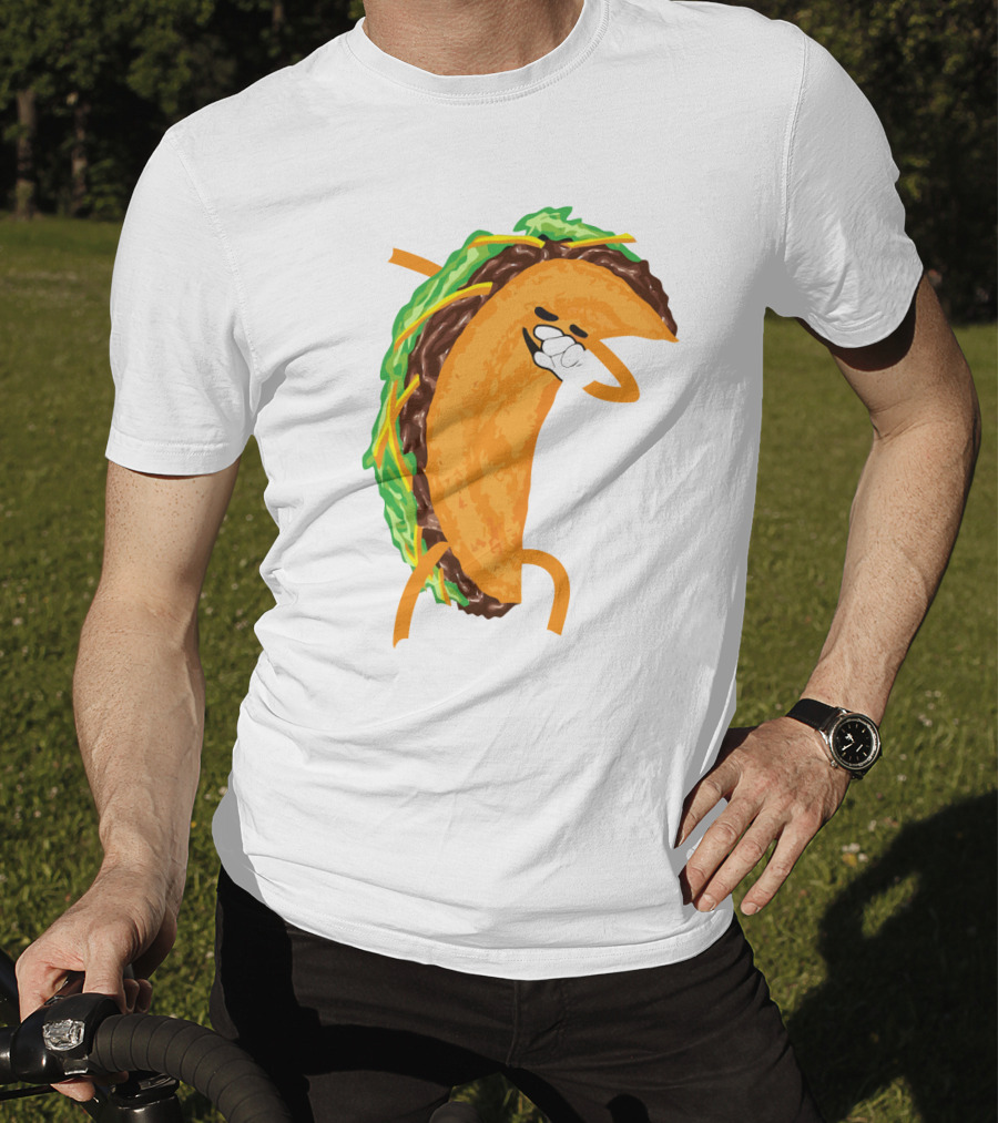 Tacos Tacos Tacos Tacos Dancing Taco Character T-Shirt