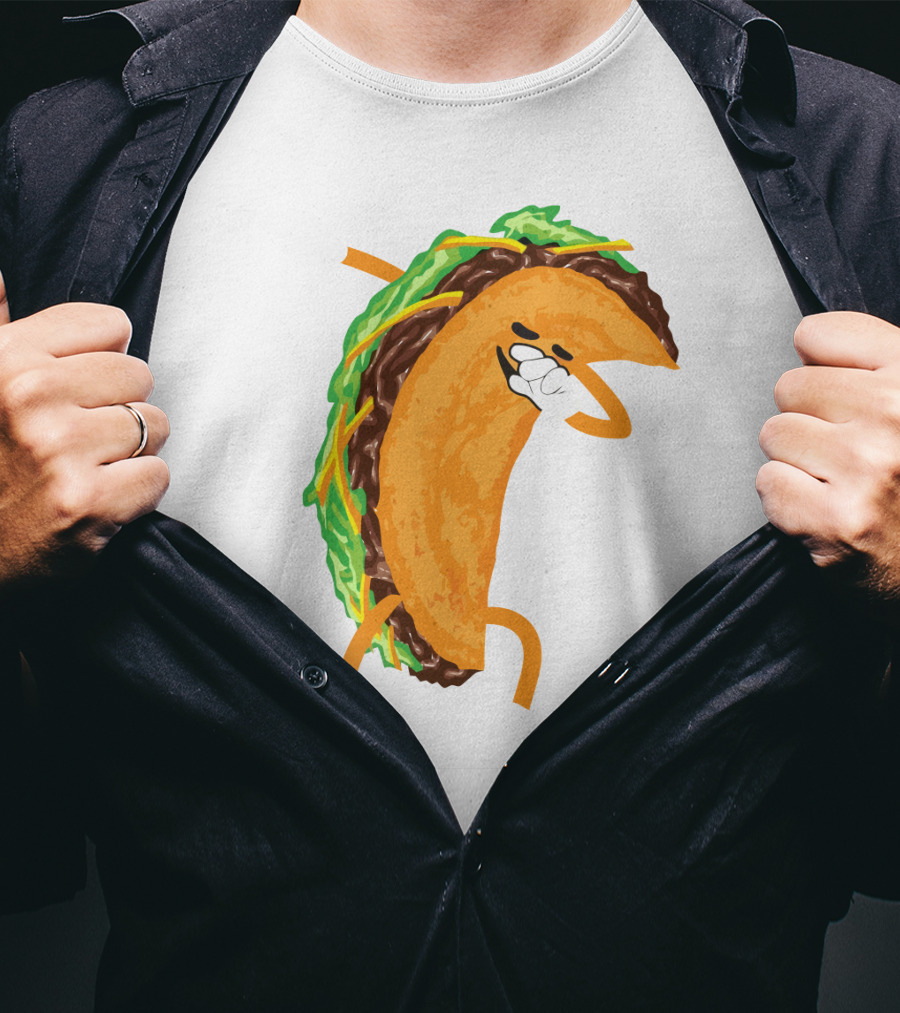 Tacos Tacos Tacos Tacos Dancing Taco Character T-Shirt