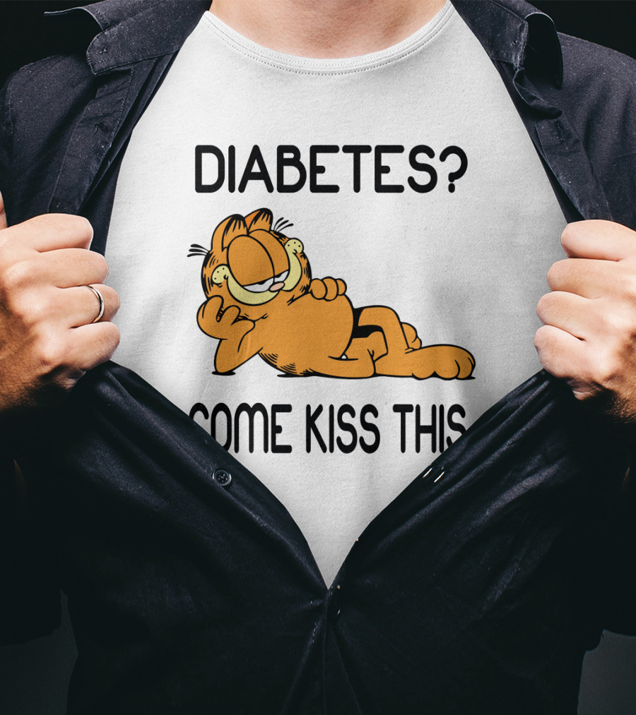 Diabetes Come Kiss This Garfield T-Shirt