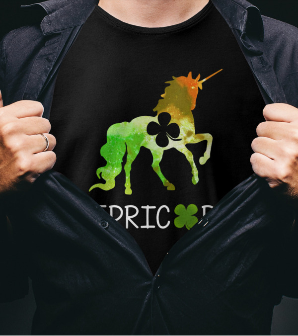 Lepricorn Shamrock Unicorn Leprechaun St. Patrick's Day T-Shirt