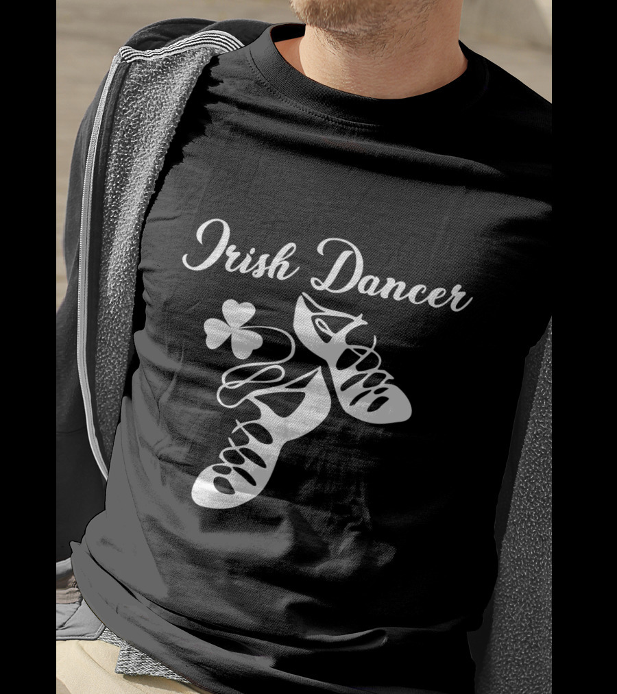 Irish Dancer Shoes Clover T-Shirt