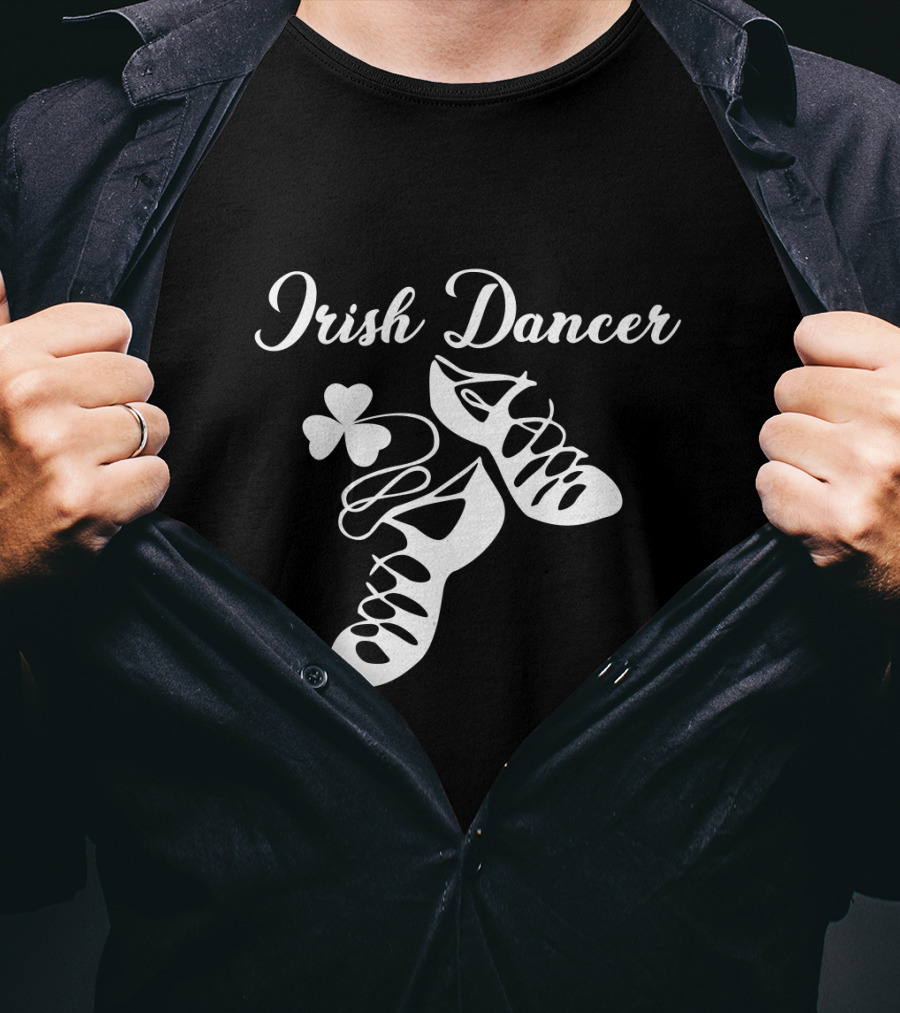 Irish Dancer Shoes Clover T-Shirt