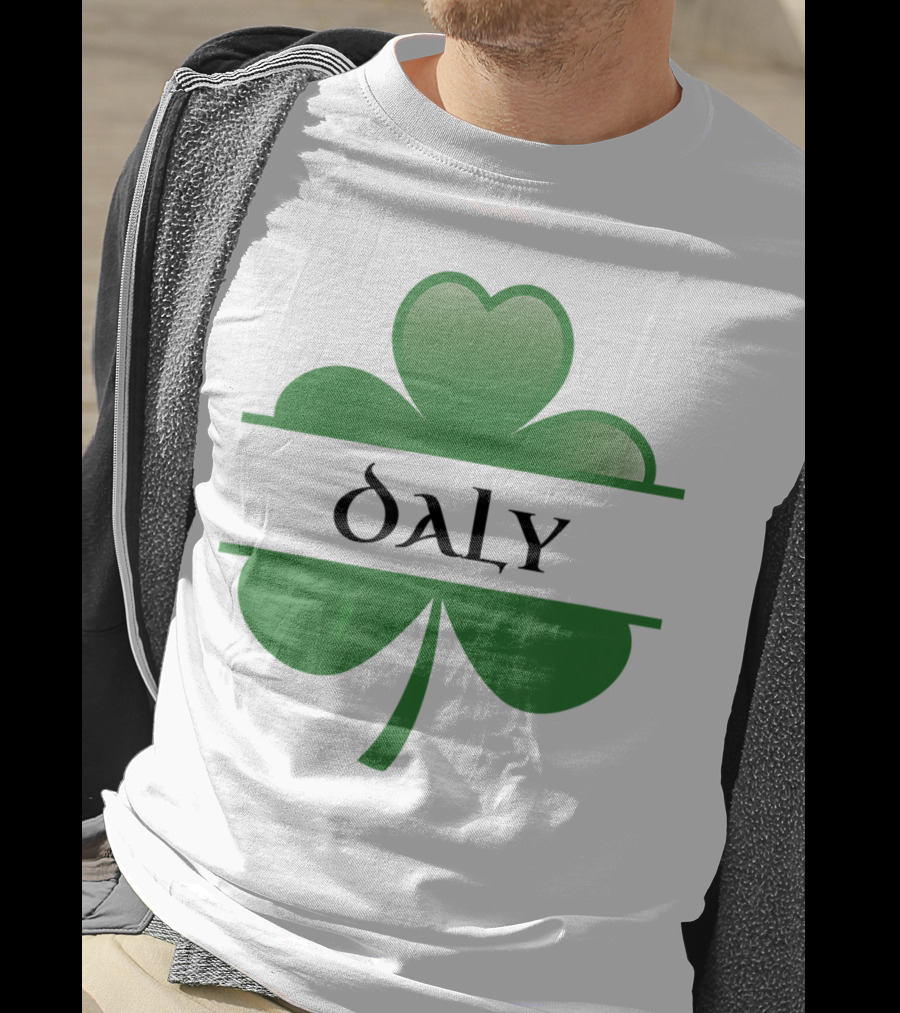 Daly Irish Shamrock Lucky St Patrick's Day T-Shirt