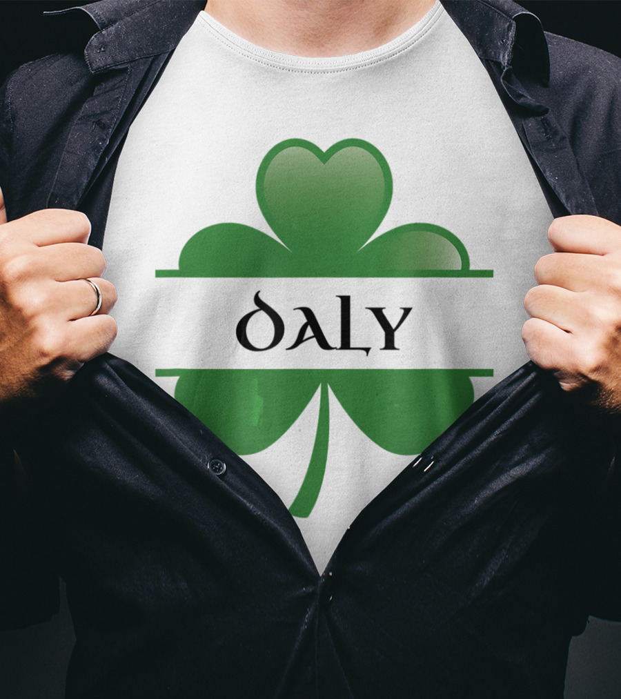 Daly Irish Shamrock Lucky St Patrick's Day T-Shirt