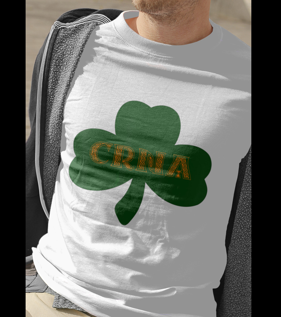 Shamrock CRNA St. Patrick's Day Irish Celtic T-Shirt