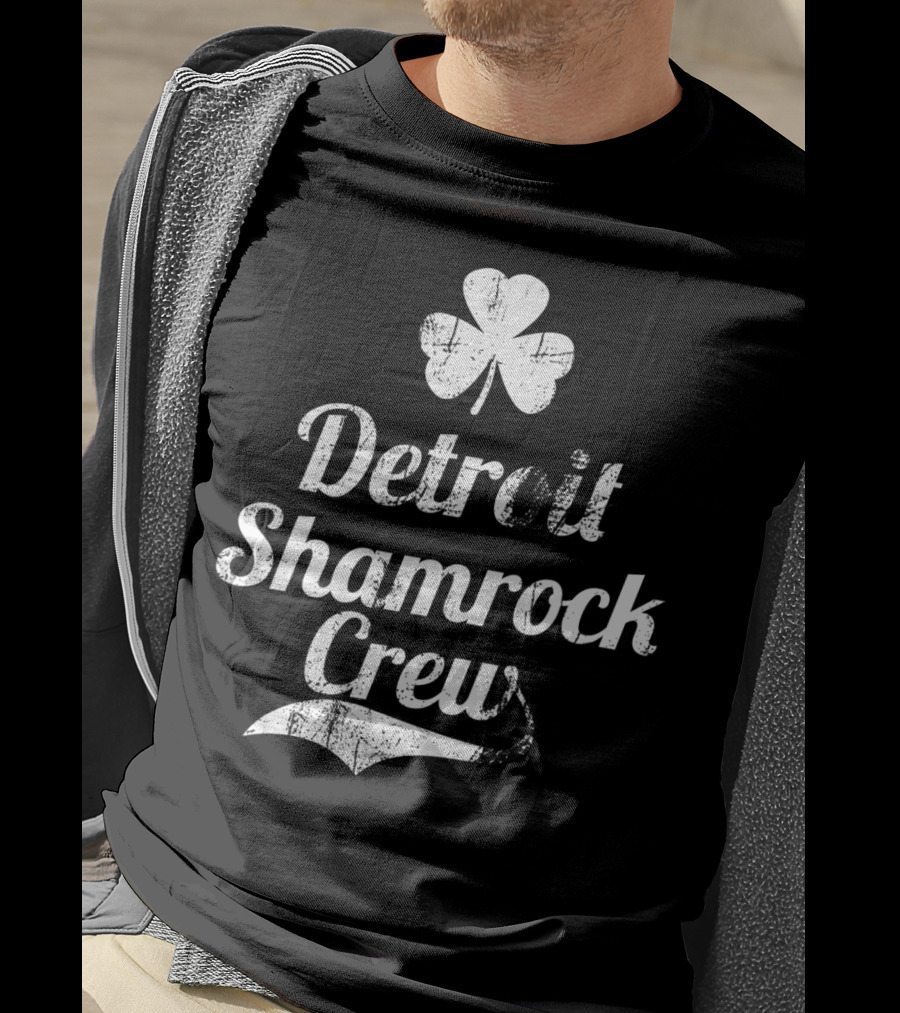 Detroit Shamrock Crew St Patricks Day Parade Irish T-Shirt