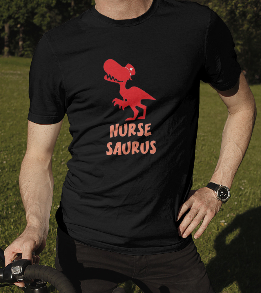 Nurse Saurus Dinosaur Nursing Nursesaurus Dino T-Shirt