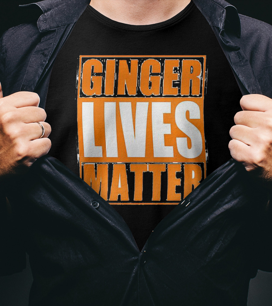 Ginger Lives Matter Funny Gingers Redhead T-Shirt