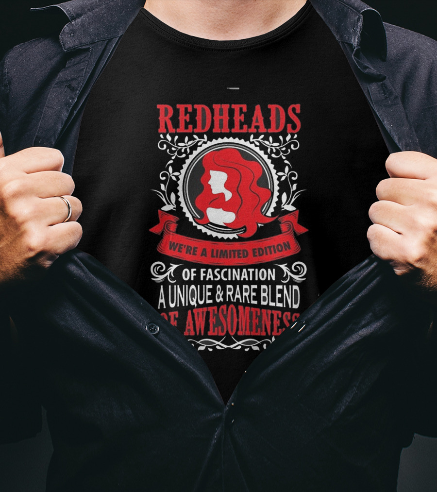 Redheads We're A Unique And Rare Blend Of Awesomeness T-Shirt