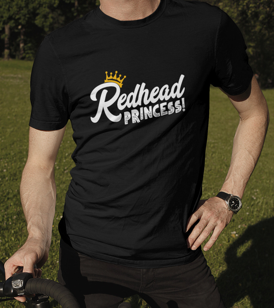 Redhead Princess With Crown T-Shirt
