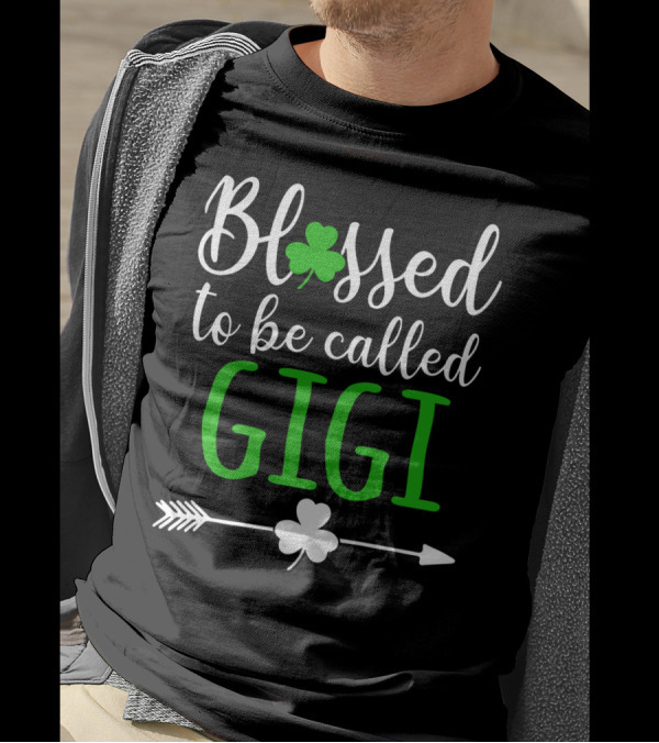 Blessed To Be Called GiGi Shamrocks Arrow T-Shirt