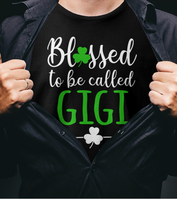 Blessed To Be Called GiGi Shamrocks Arrow T-Shirt