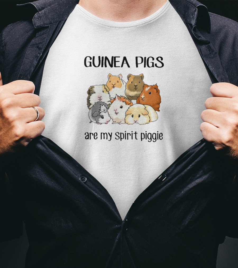 GUINEA PIGS Are My Spirit Piggie T-Shirt