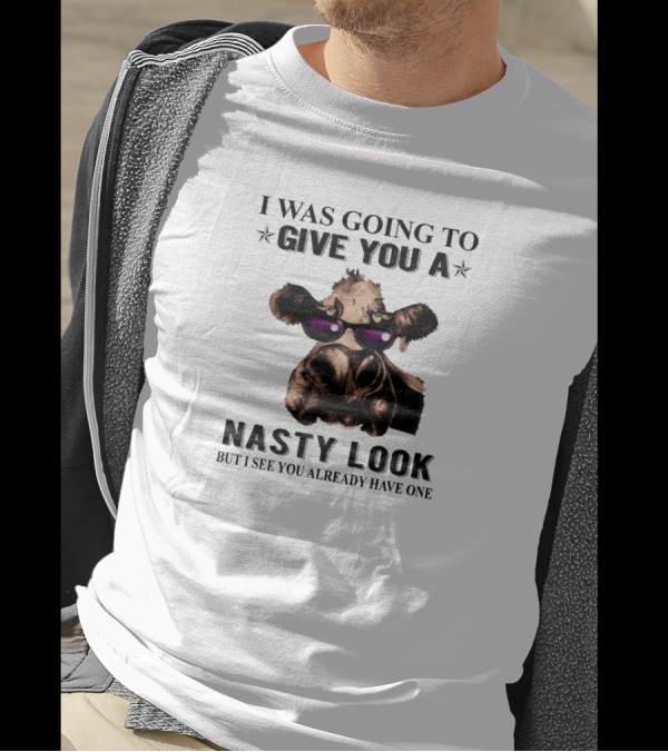 I Was Going To Give You A Nasty Look Funny Animal With Sunglasses T-Shirt