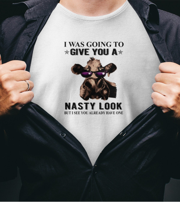 I Was Going To Give You A Nasty Look Funny Animal With Sunglasses T-Shirt