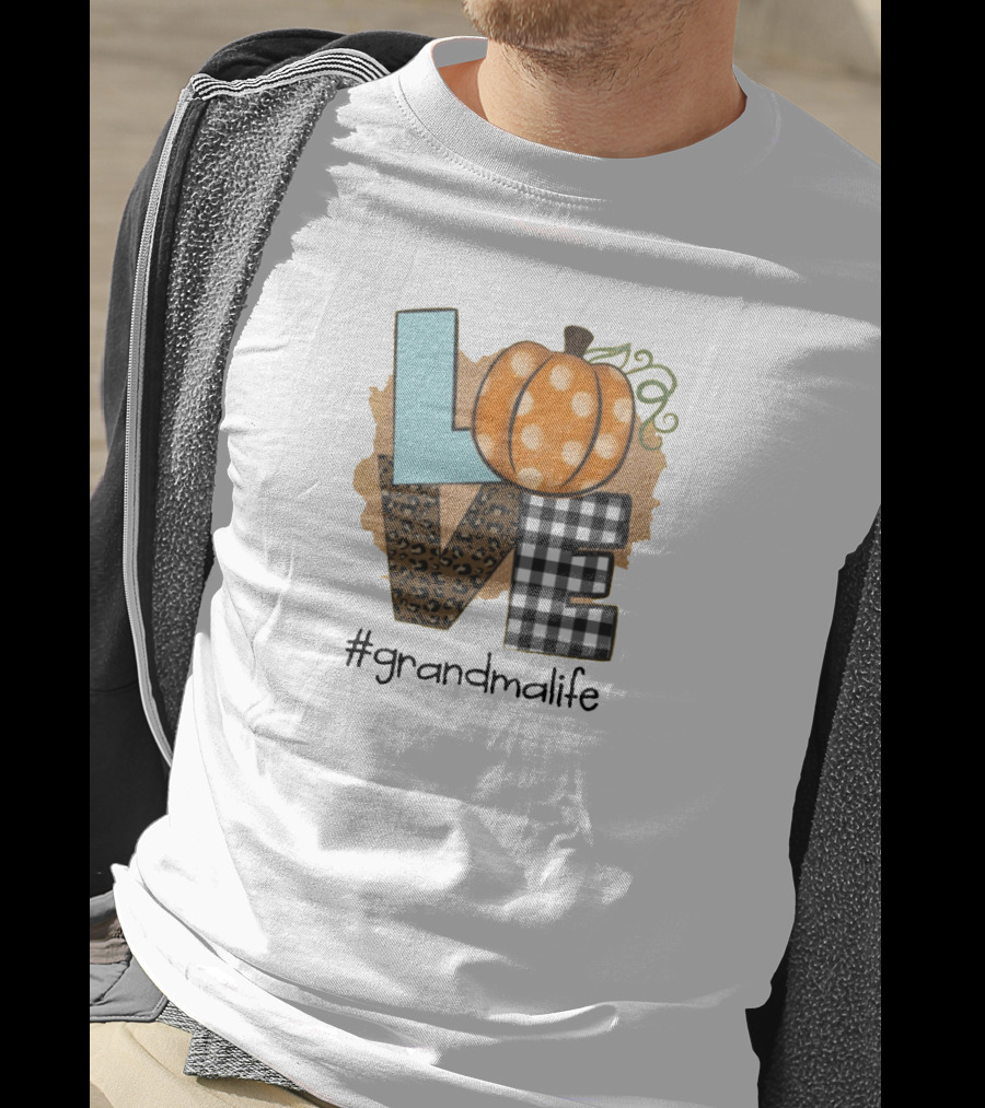 LOVE Pumpkin #Grandmalife T-Shirt