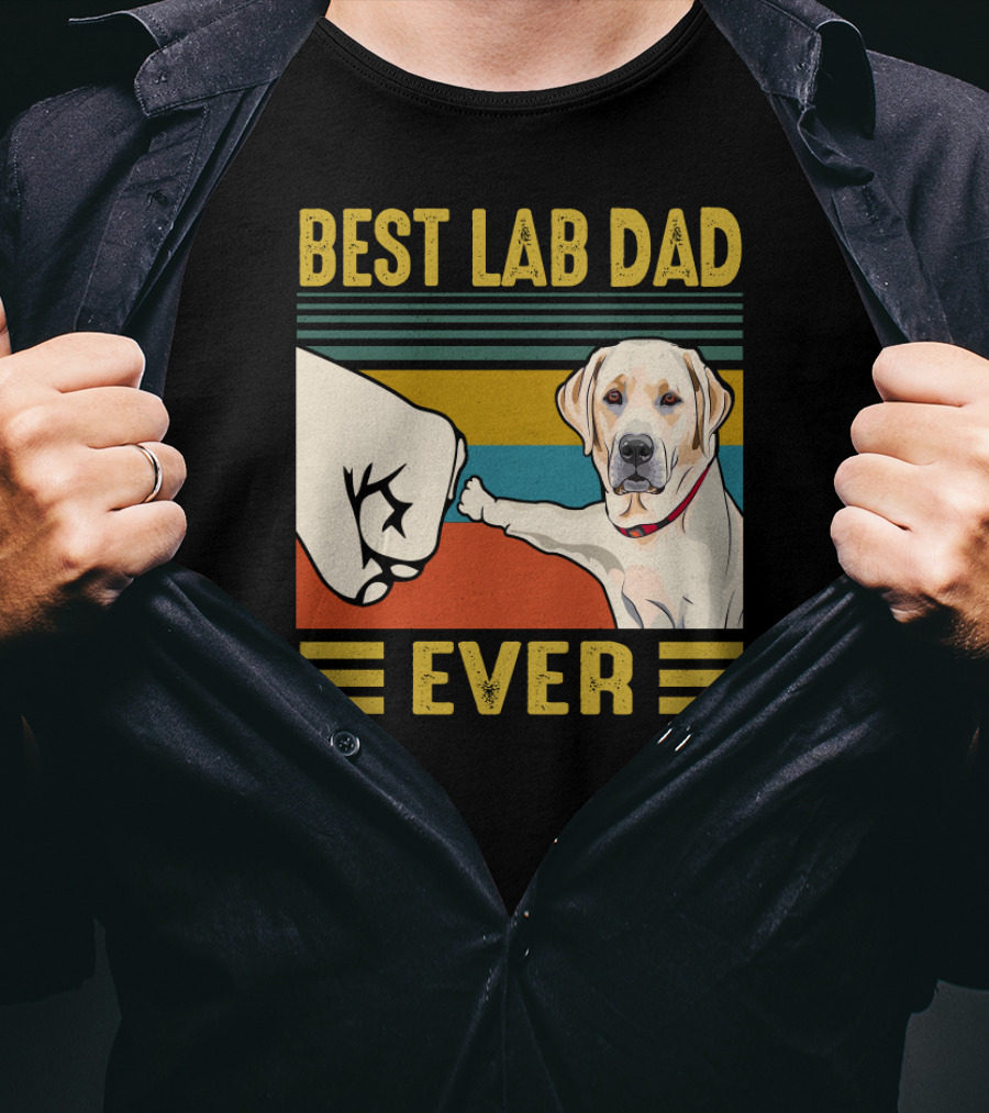 Best Lab Dad Ever T-Shirt