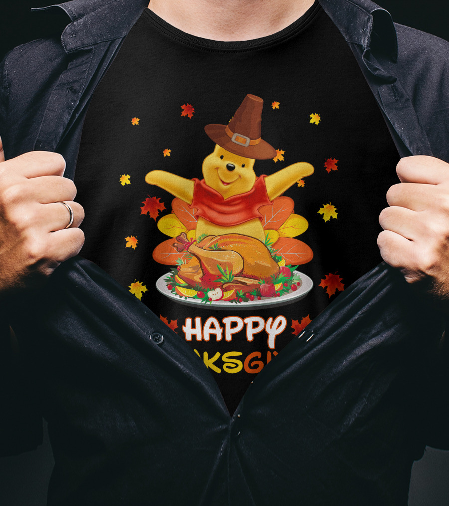 Happy Thanksgiving Pooh T-Shirt