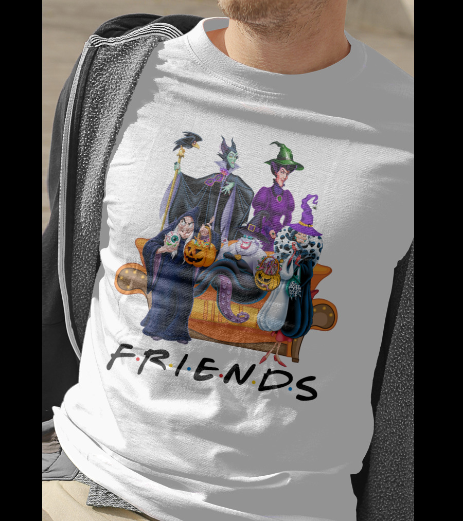 FRIENDS Halloween Villains Couch Scene T-Shirt
