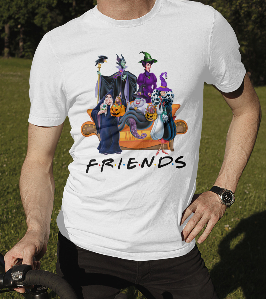 FRIENDS Halloween Villains Couch Scene T-Shirt