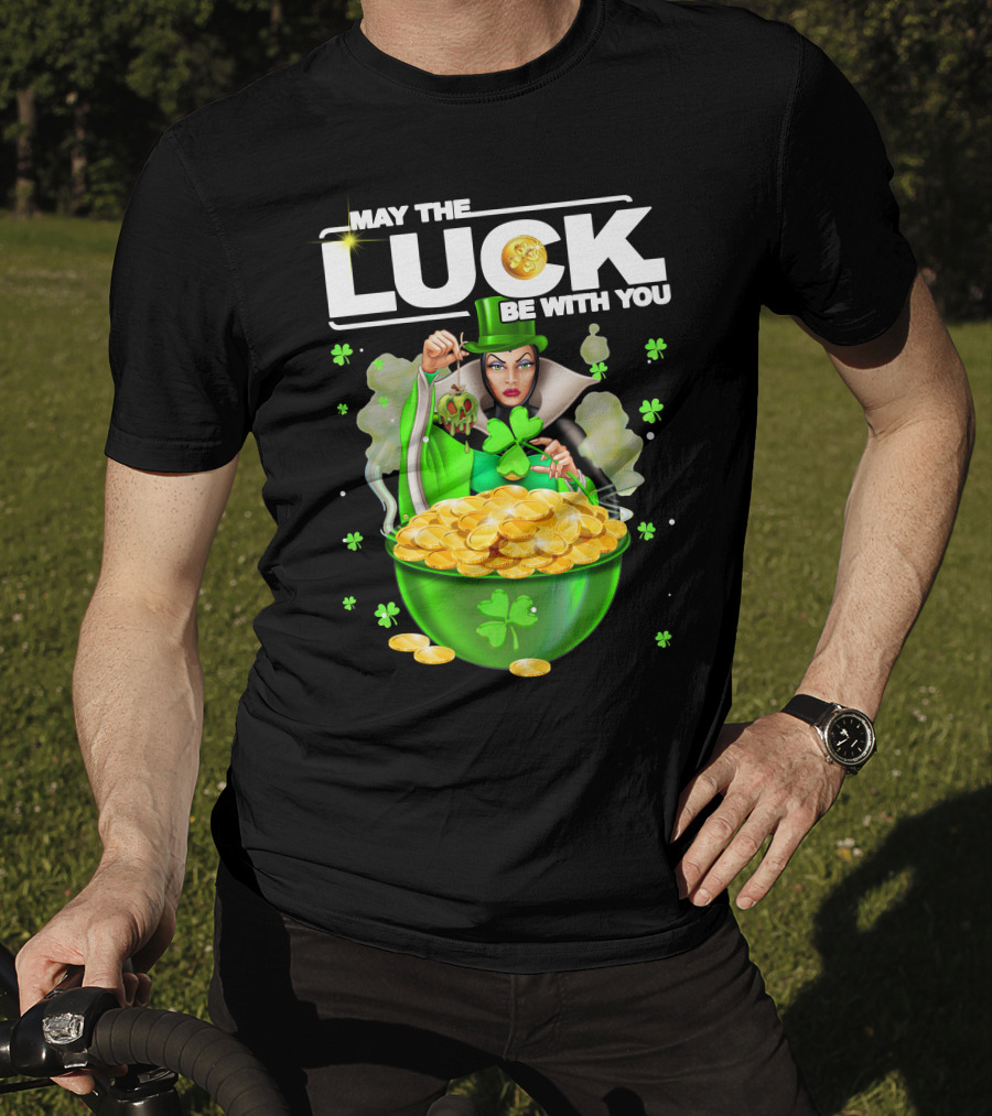 May The Luck Be With You Evil Queen Gold Coins T-Shirt