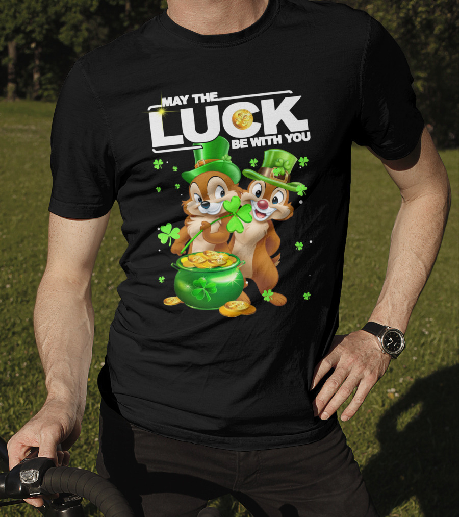 May The Luck Be With You Chip Dale Pot Of Gold T-Shirt