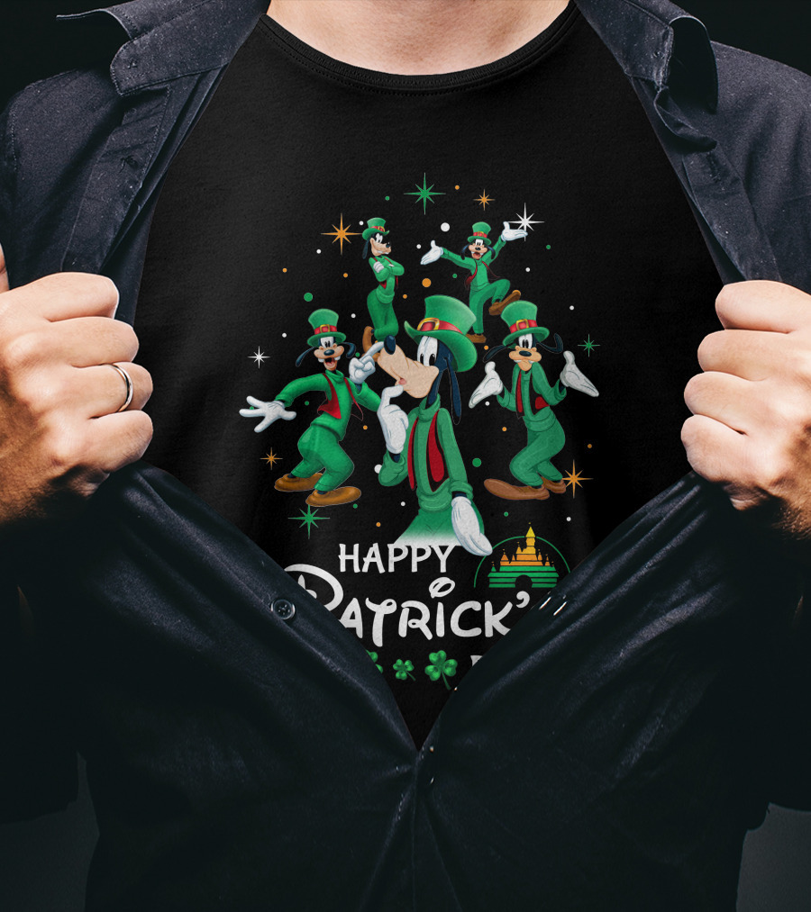 Happy Patrick's Day Goofy Disneyland Disney T-Shirt