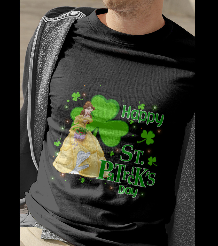Happy St. Patrick's Day Belle Clover T-Shirt