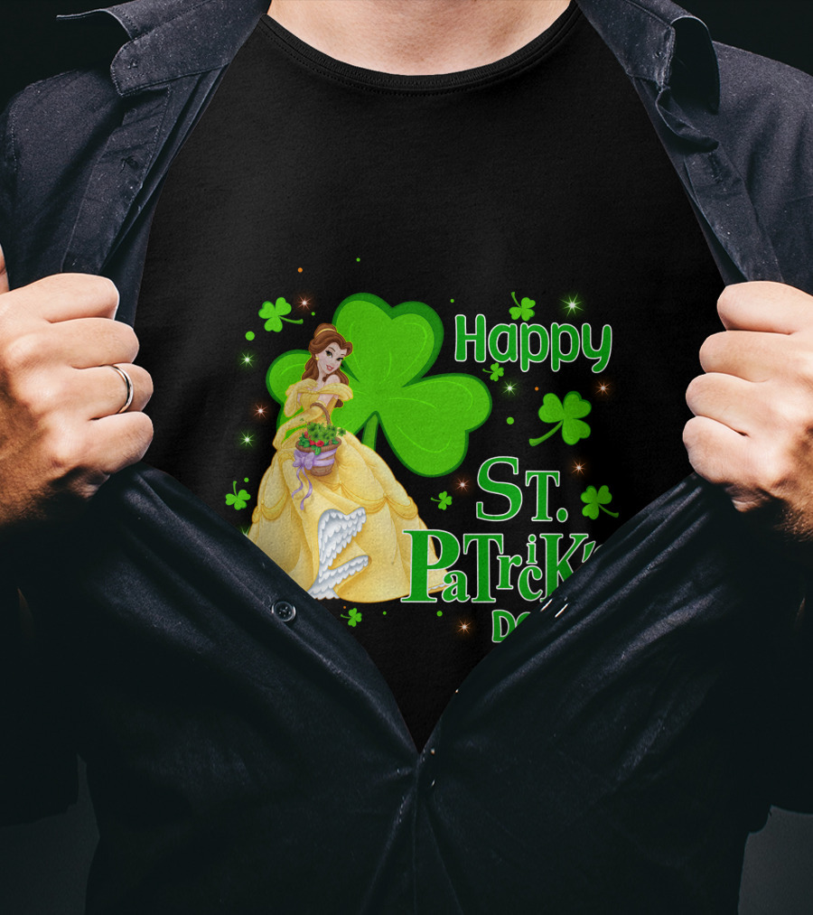 Happy St. Patrick's Day Belle Clover T-Shirt
